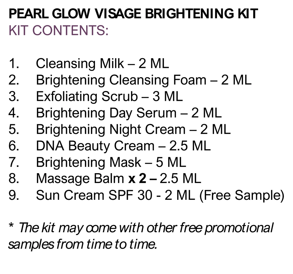 Pearl Glow Visage Brightening – ONELINE WELLNESS PVT LTD